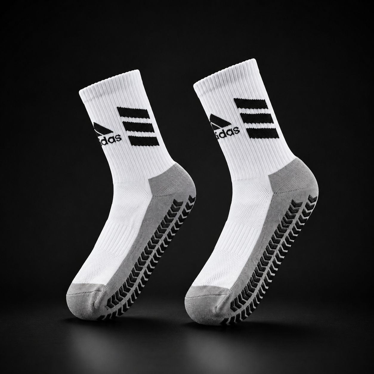 AD ANTI SLIP GRIP SOCKS (WHITE)